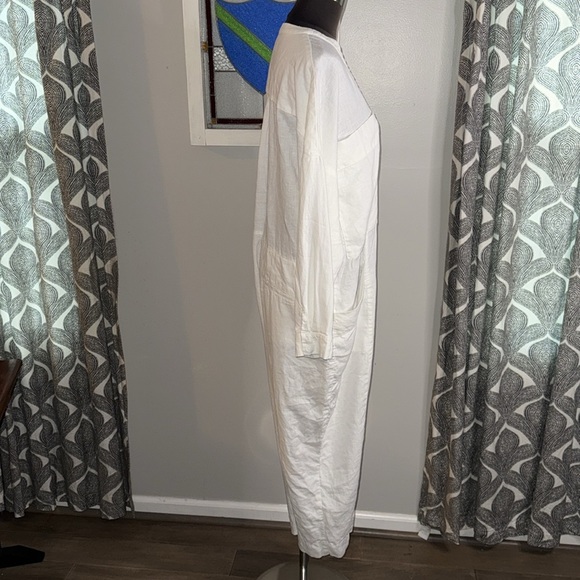 Whistles White Linen Cropped Jumpsuit - Picture 7 of 11